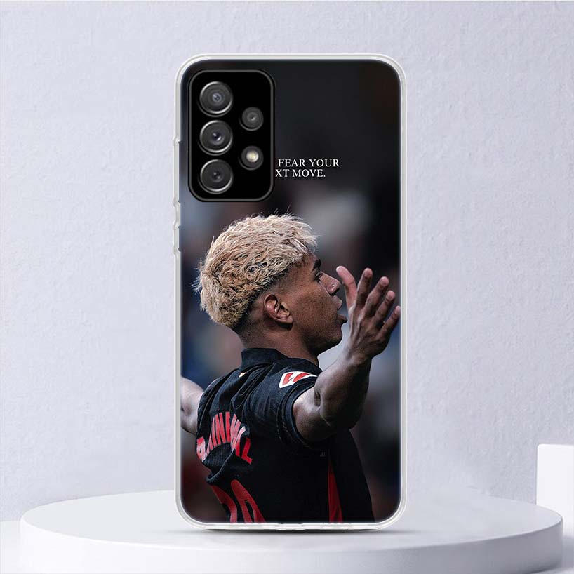 Custodia morbida L-Lamine Y-Yamal 19 per Samsung Galaxy A52 A42 A32 A22 A12 A02S Cover per telefono A50 A51 A70 A71 A41 A31 A21S A40 A30 A20E
