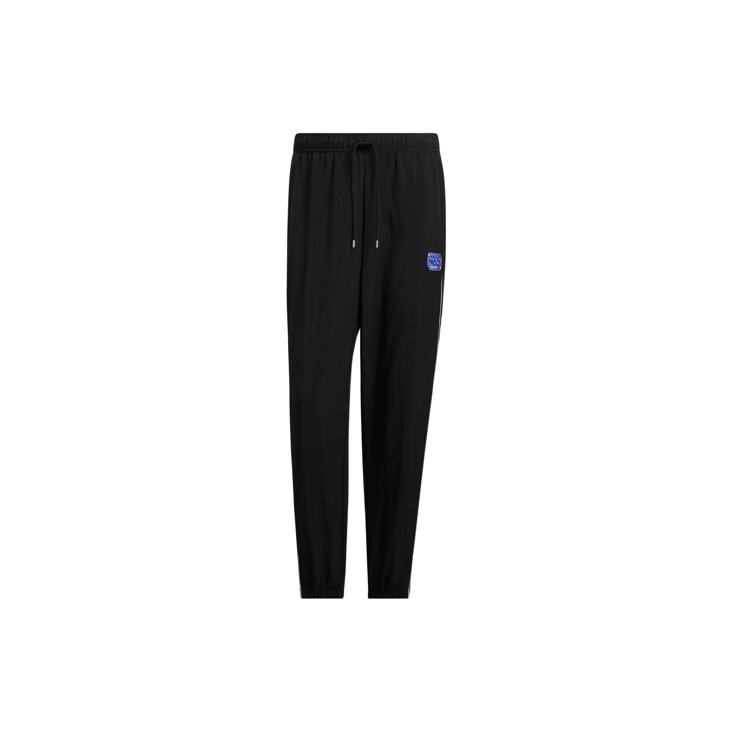 adidas Neo Basketball Logo Pants  Black  Men s IB7657 S