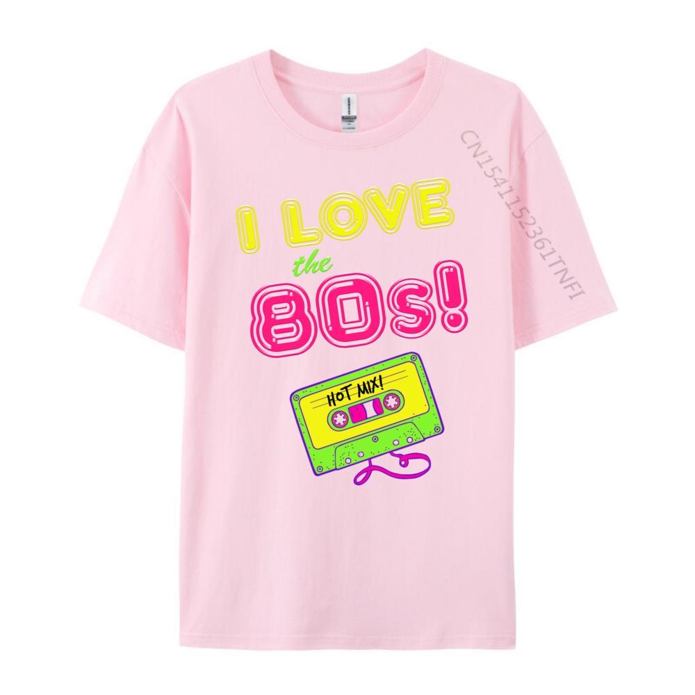 I Love The 80s Cool Eighties Party Cassette Plain Shirt Brand Clothing Print Camisetas De Hombre Graphic Tees