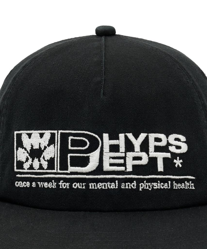 PHYSICAL DEPARTMENT Flower Debt Trucker Cap_Black