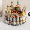 360 Multifunctional Rotating Spices Tray Seasoning Cosmetics Fruit Turntable Storage Suitable For Kitchen Cabinets And Homes