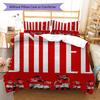 Man Utd  Pattern Bedding Quilt Set Quilt Cover Pillowcase Home Decoration Birthday Gift (1 * Duvet Cover + 2 * Pillowcase, Without Core)