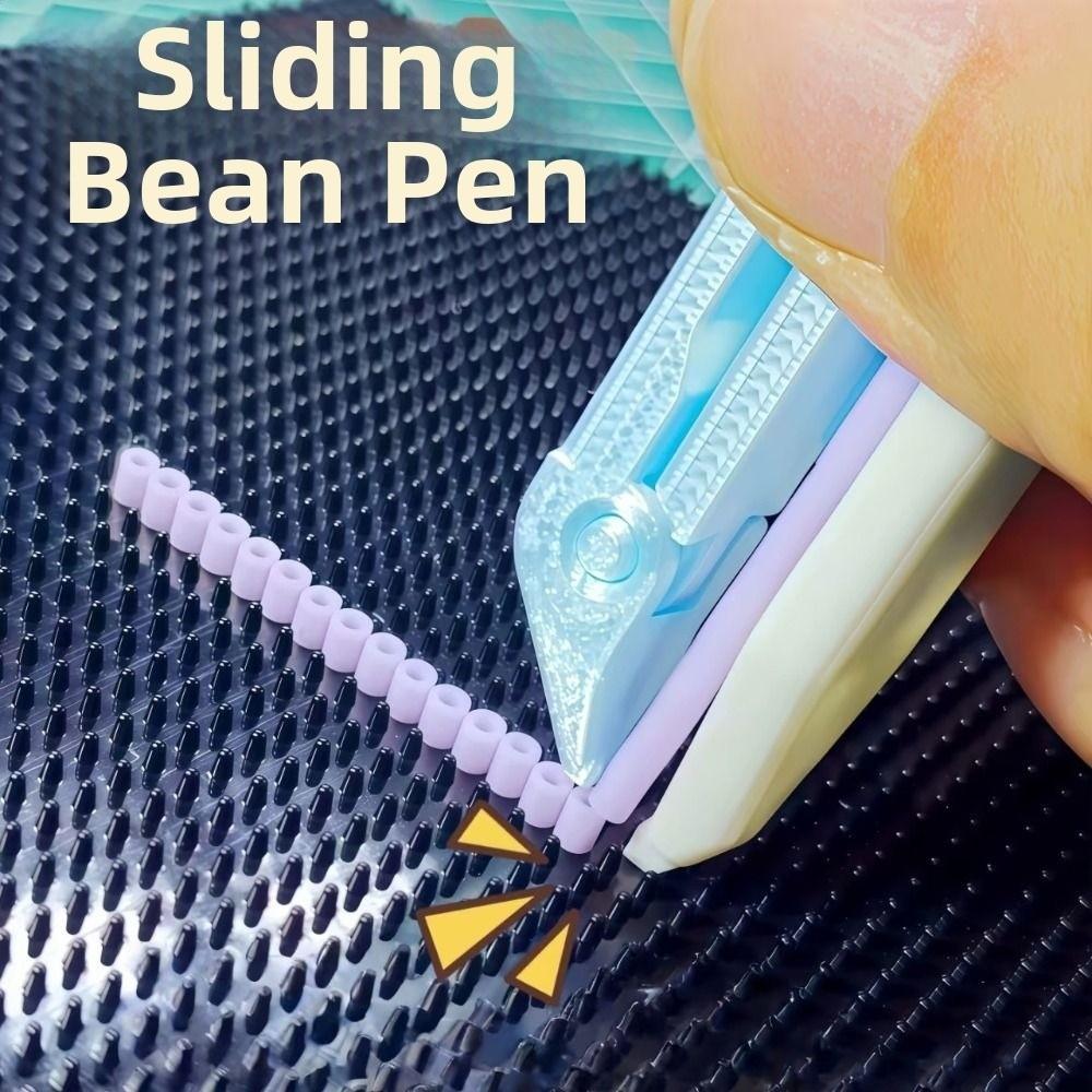 Handheld Storable Bead Pen Efficient Automatic Bead Dispenser DIY Craft Projects