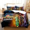 Metroid Prime Corruption Bedding Set Boys Girls Twin Queen Size Duvet Cover Pillowcase Bed Kids Adult Fashion Home Textile