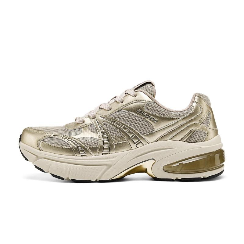 Skechers Street Shadow Men Comfort Low Top Running Shoes Gray Bronze 183216-BRZ 42