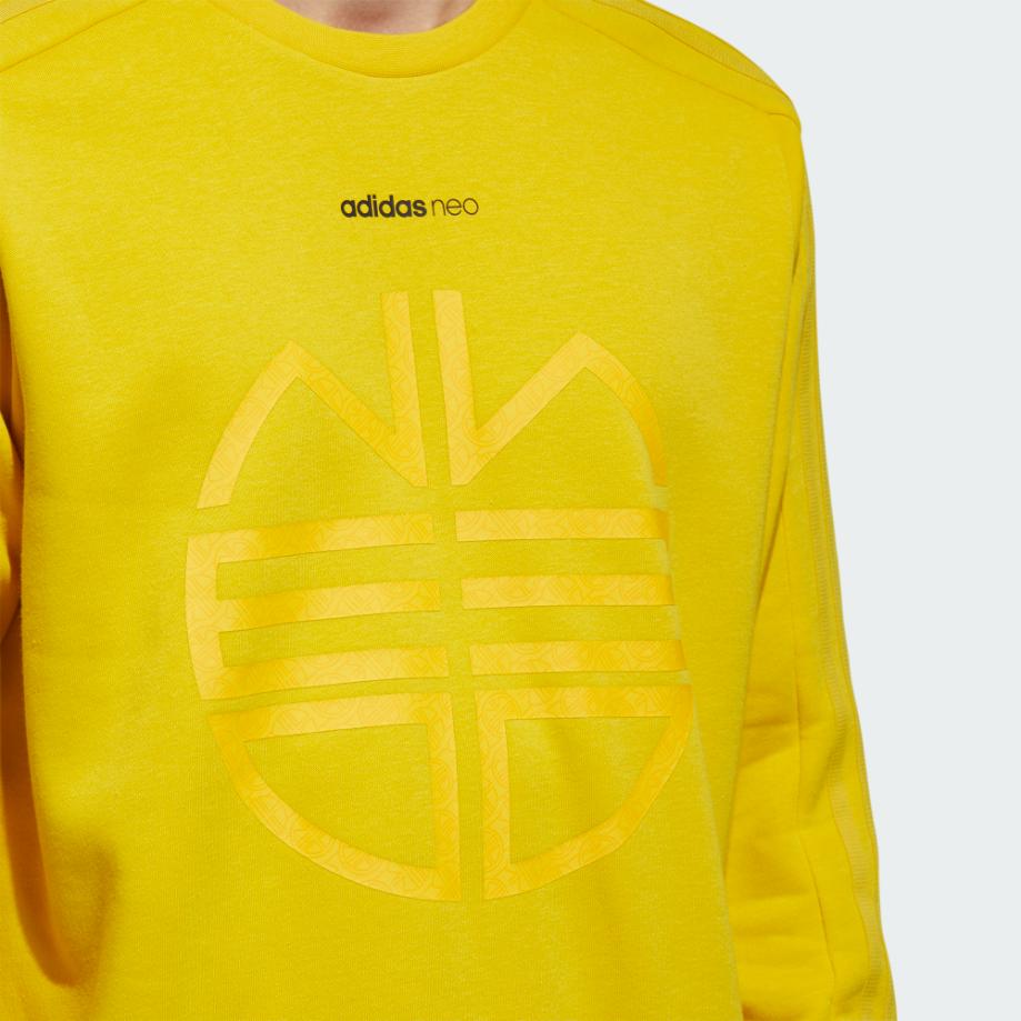 Adidas Neo SSFV1 Sweatshirt Men Sweatshirt Yellow H52975