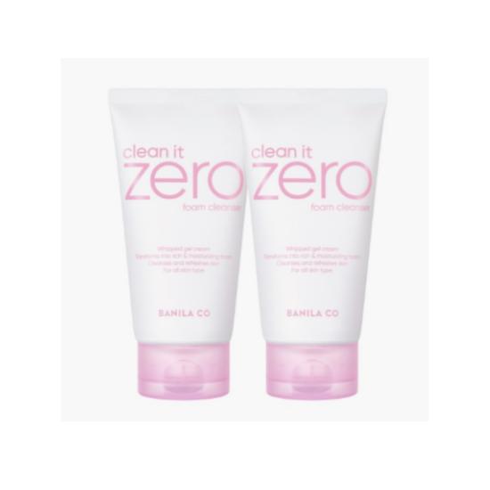 

Banila Co Clean It Zero Foam Cleanser Deep Cleansing Facial Wash 150ml x2
