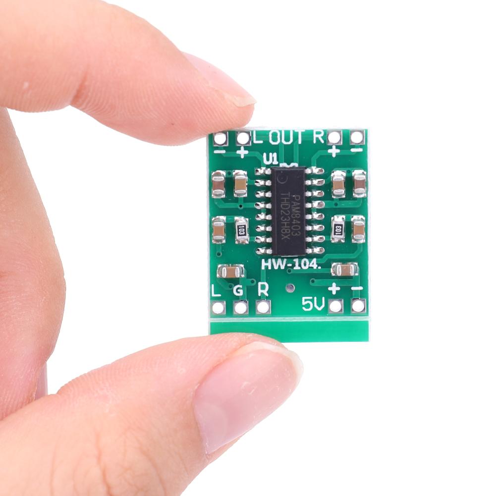 PAM8403 Module Audio Speaker Sound Amplifier Board Class D Super Mini Digital Amplifier Board DC2.5-5.5V Power Supply