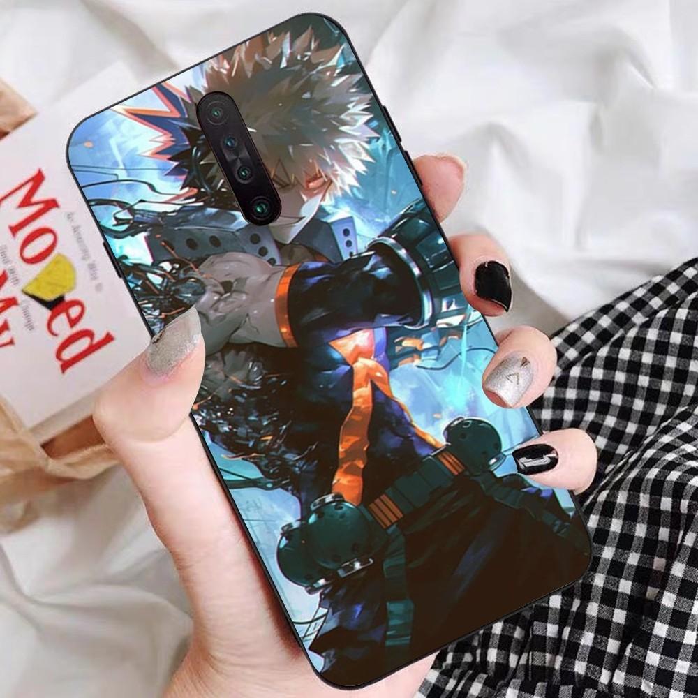 

Cartoon B-Bakugo K-Katsuki Phone Case For Redmi 5 6 7 8 9 10 Plus Pro 6 7 8 9 A GO K20 K30 K40 Pro Plus F3 Fundas Redmi K20