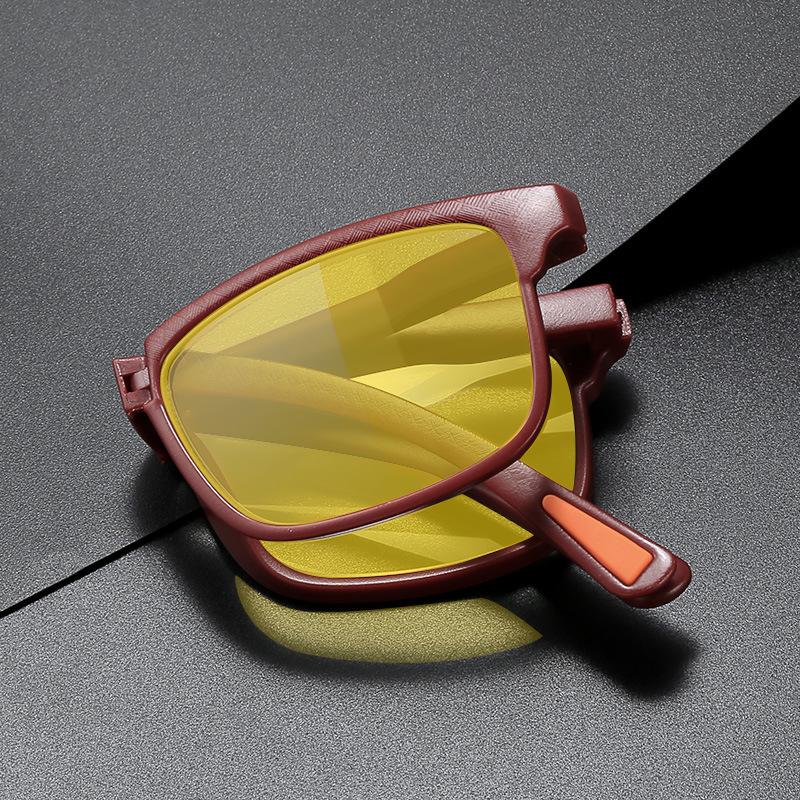 2026 New Ultra-Lightweight Foldable Anti-Blue Light Night Vision Glasses Unisex Portable Gaming Eye Protection Eyewear