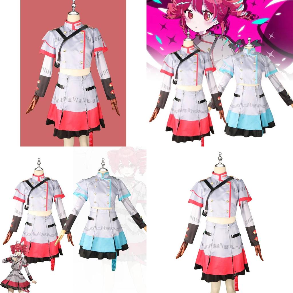 Cute And Charming Teto Cosplay Outfit For Summer 2024 Featuring Soft Polyester Fabric