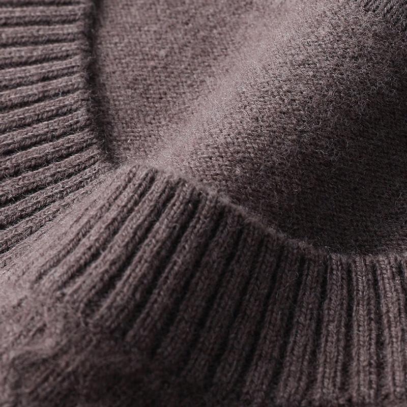 FORTEI Men's 100% Pure Wool Sleeveless Knit Vest