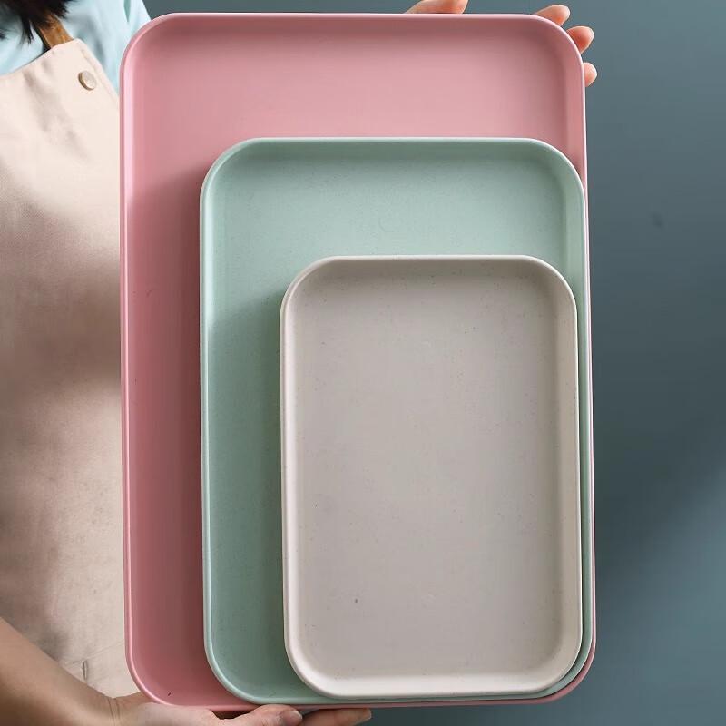 Morona Rectangular Plastic Serving Tray