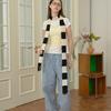 Stripe Pattern Scarf for Women Autumn Thin Scarves Female Camping Shopping Scarf