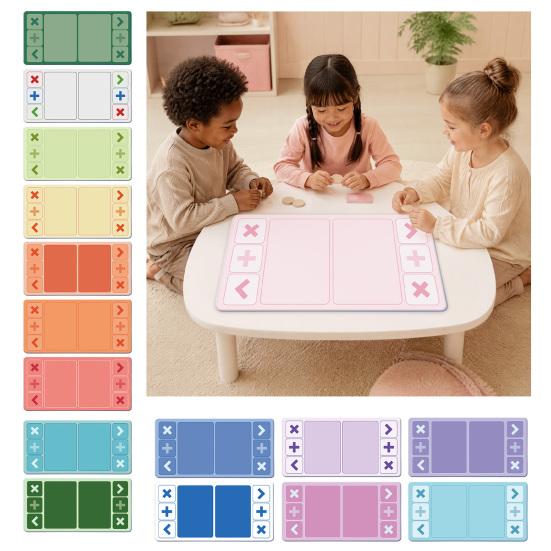 Fidget Spielmatte für Kinder Handelsbrettmatte, Rutschfeste Gummi-Tischmatte 24 x 12 Zoll Spielzeugbrett für Sammler, Geschenk Party