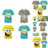 Cute 3d Spongebob Squarepants Cartoon T-shirt For Boys And Girls