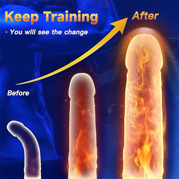 Male Glans Stimulate Massager 10 Modes Penis Delay Trainer Vibrator Masturbator Automatic Oral Climax Sex Toy For Men