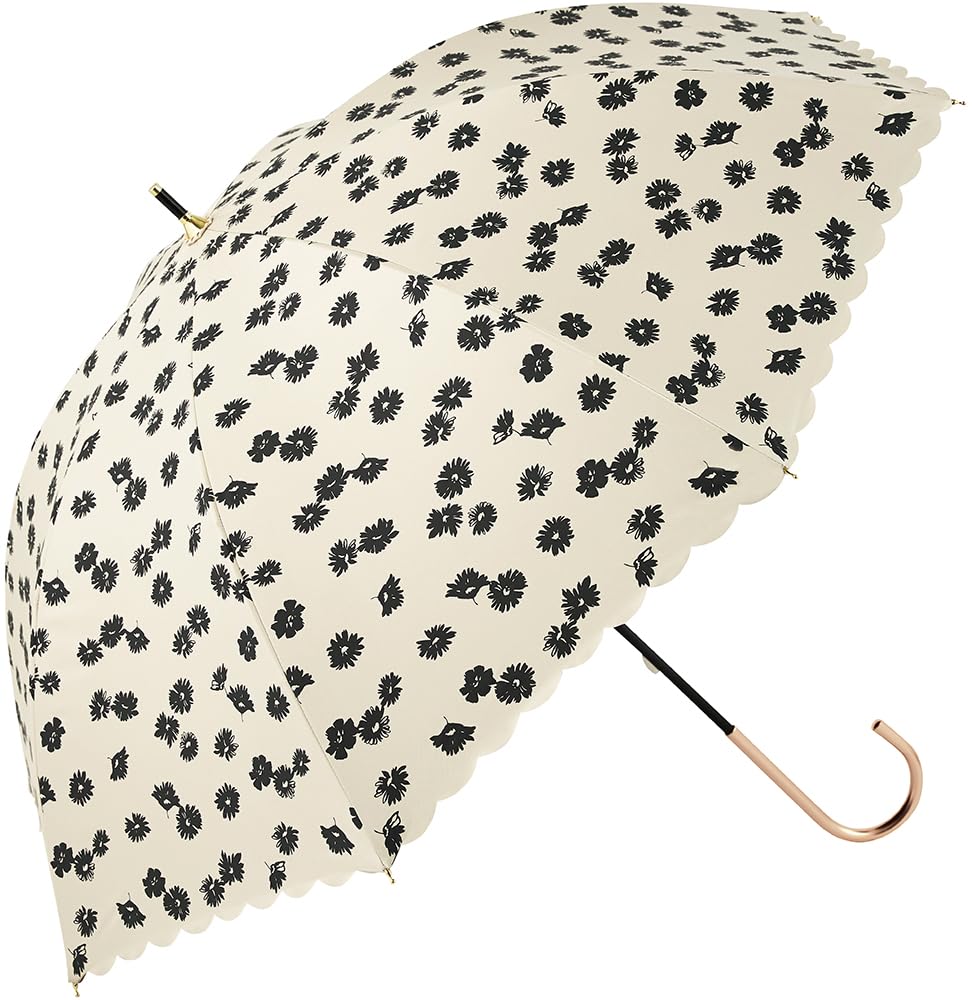 Because Long Umbrella PU Floret Ivory B-957421