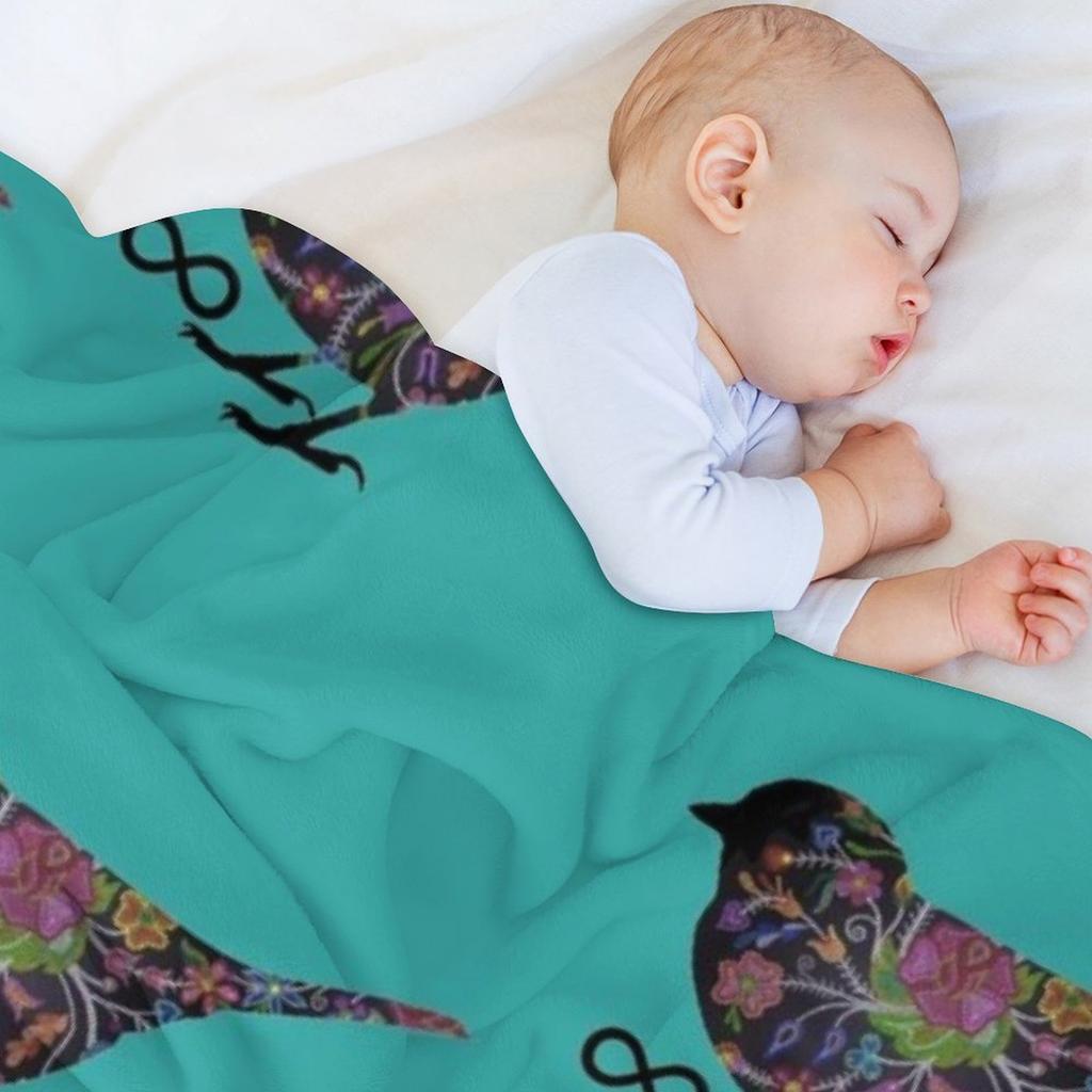 Michif Vogel Überwurfdecke Valentinstagsgeschenkideen Bettdecke Weichste Dekorative Betten Decken