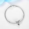 Original 925 Sterling Kupfer Charms Passen Markenarmbändern Opa Oma Junge Mädchen Perlen Liebe Familie Frauen DIY Halsketten Zirkon