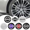 4 Stück 56mm Für Qashqai J11 J10 X-trail T32 Tiida Juke Teana Micra Leaf Autostyling Abzeichen Radnabendeckel Aufkleber