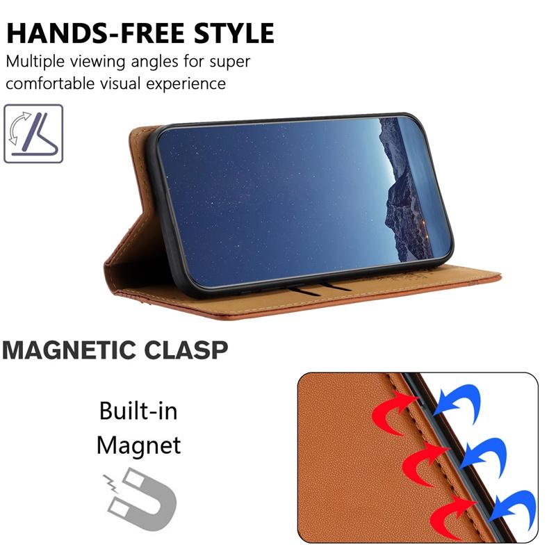 Leather Case for Infinix Hot 30 Play Nfc 40 50 Pro Plus 30i 40i 50i X669 X6835 4G 5G Protective Flip Wallet Cover