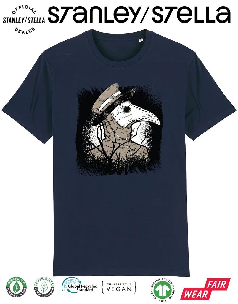 Dark Plague Doctor HALLOWEEN T-Shirt Kids Funny Costume Fancy Dress Horror Gift