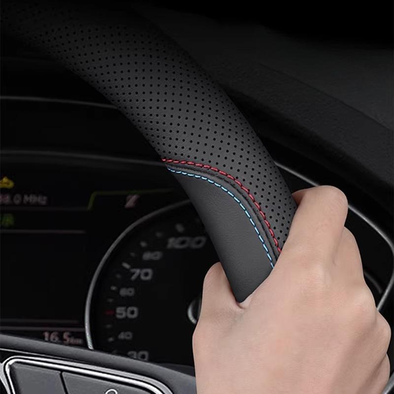 Pro VW Volkswagen Tera Teramont Potah Volantu Kůže Ultratenký Protiskluzový Prodyšný Potah Madla Auta Interiérové Doplňky