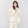 New Balance Velvet Jackets Women's Beige Stand Collar Moderate AWJ13326-MSU