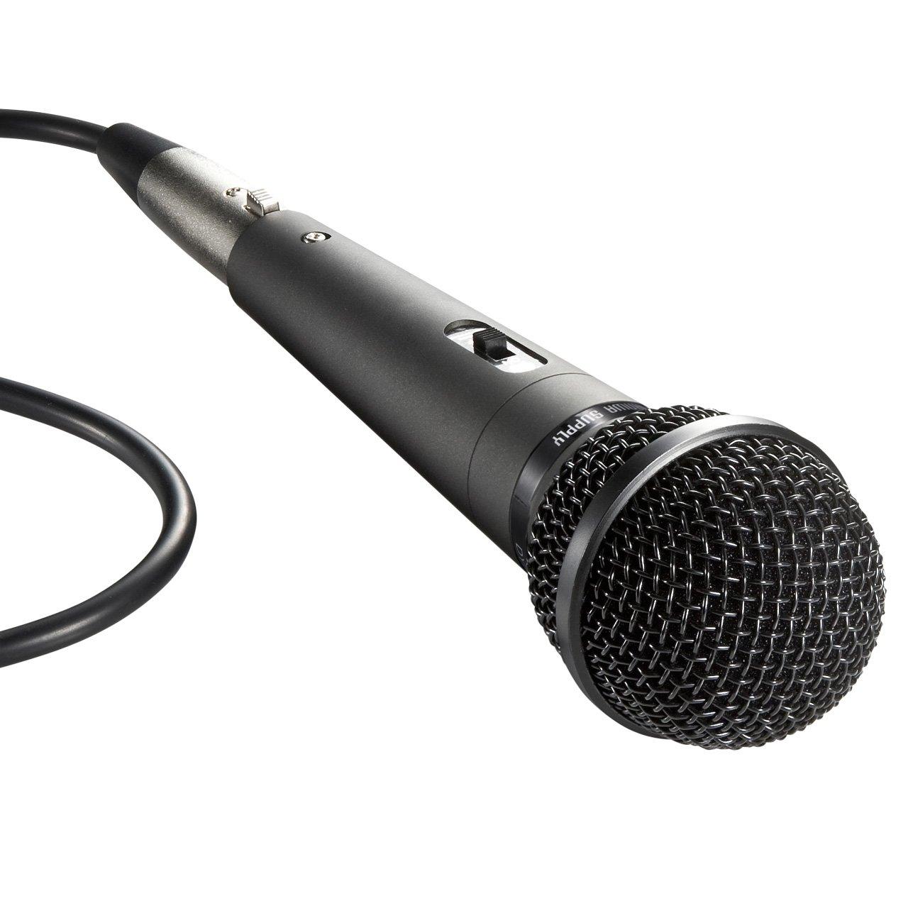 

Sanwa Direct Dynamic Microphone, Unidirectional, with Switch, 4.5m Cable, 400-SP045