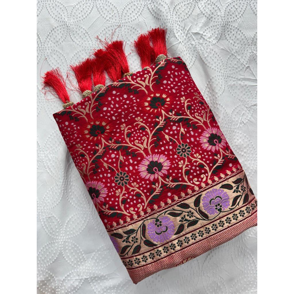 New Launch Wedding Special Soft Khadi Georgette Saree