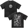 2026 Nouveau Anime Death Note Misa Amane Lavage Vintage Impression Graphique T‑Shirt Unisexe à Manches Courtes, Mode Gothique Décontracté Street‑Wear Top