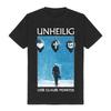 Streetwear Unissex UNHEILIG Amor Fé Monstro Camiseta Algodão Macio Manga Curta Camisetas Unissex Estampa Gráfica Roupas da Moda