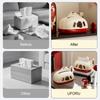 Paper Towel Box with High Level Aesthetic Design Spring Shaped Tabletop Paper Towel Box Hand Operated Lucky Cat Paper Towel Box