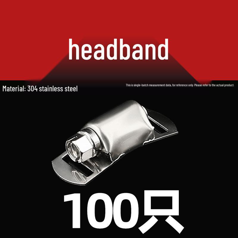 Large 304 Stainless Steel Hose Clamp Band for DIY Pipes
