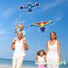 Sale Children Kite Toy Eagle Foldable Mini Plastic Toys Kite Hand Brake Fishing Rod Butterflies For Kids Outdoor Toy For Fun
