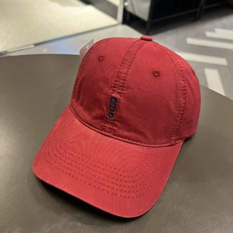 Letter Embroidered Baseball Cap Women'S Summer Hat Big Head Circumference Sunshade Cap Trendy Face Small Hat