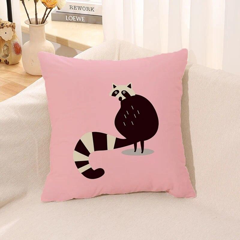 Sleeping Pillow Animal Cushion Cover Car Office Gift   Sofa   Decorative