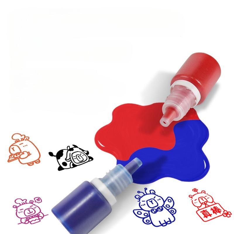 5ml Color Photosensitive Ink Quick-drying Easy Clean Anti-fading for Office Stamps DIY Handbook Invitations Art Education