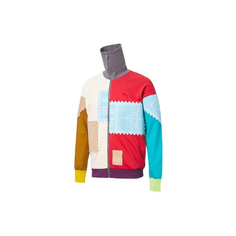 Puma X Michael Lau Collab Warm Stand-Collar Knit Sweater Men Tops Eggnog 530350-75