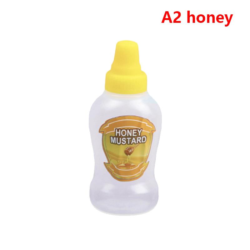 1/4 buc. Mini recipient portabil pentru sos, sos de roșii, sos pentru salată, flacon pulverizat cu ulei, ketchup, miere, muștar