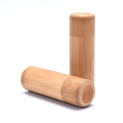 Handmade Bamboo Tea Canister Spice Caddy Storage Box Organizer Tea Leaves Bottle