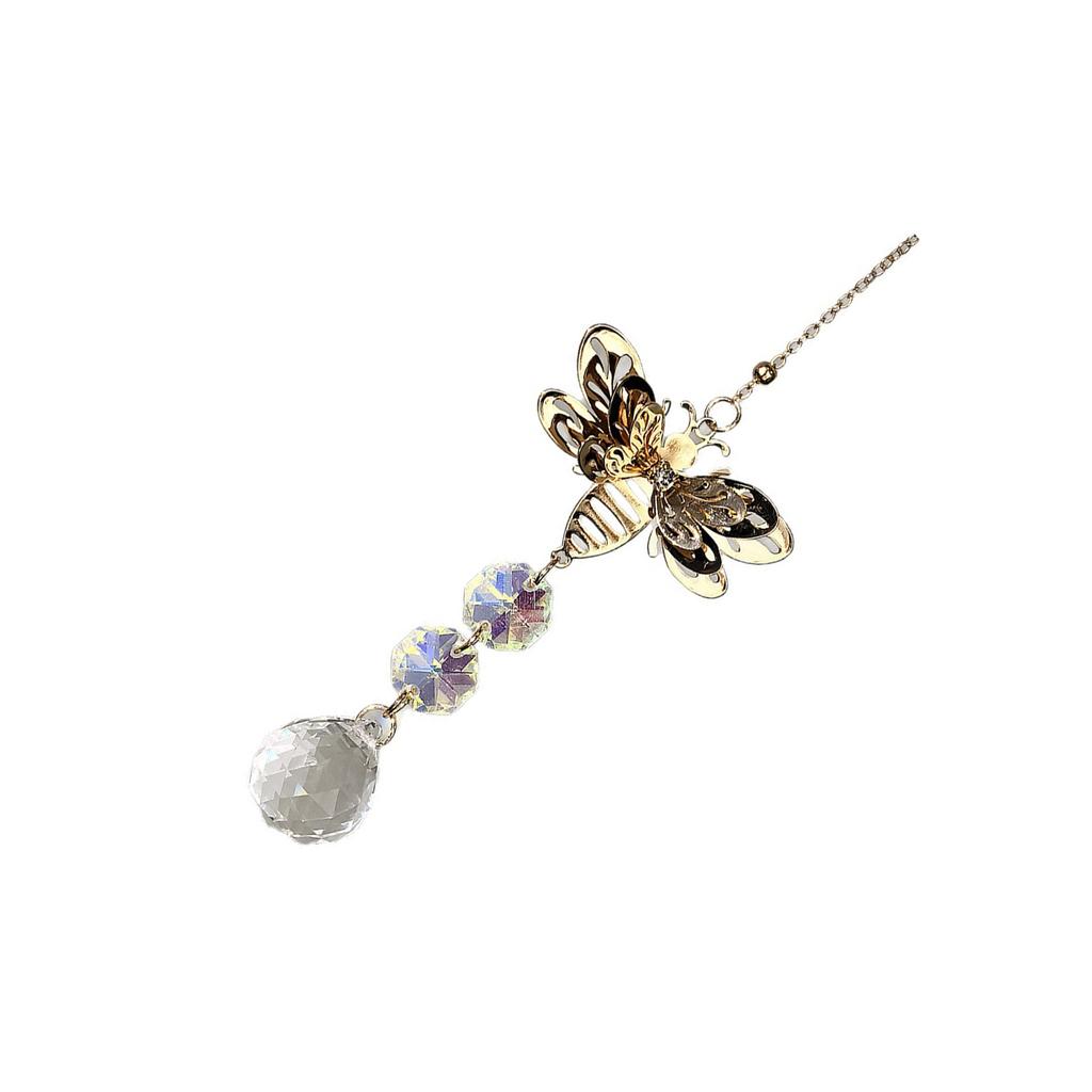 Crystals Animal Pendant Garden Sun Catcher Pendant Crystals Chain Rainbow For Window Decoration Outdoor Accessories