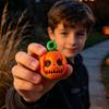 Rotating Halloween Pumpkin Toy Fidget Toy, Stress Relief Ghost Face Party Favors Spinner, 3D Printed for Keychain Pendant Reliever