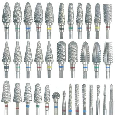 Tungsten Carbide Nail Drill Bit Milling Cutter For Manicure Pedicure Nail Files Buffer Nail Art Equipment Accessory Tools