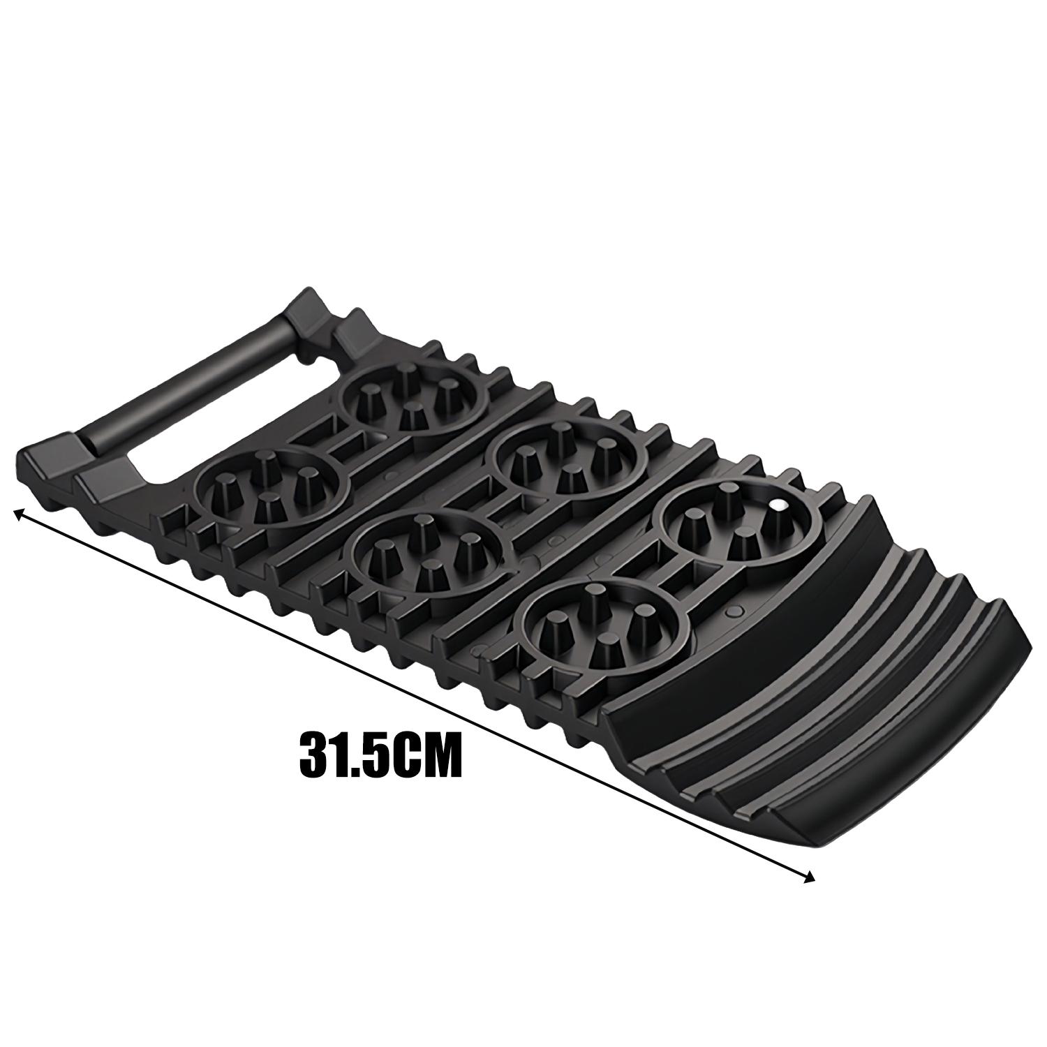 

Универсальная противоскользящая накладка на колесо автомобиля Аварийный коврик для сцепления шин Лестница для шин Трак-захват для автомобиля, застрявшего в снегу, льду, грязи и песке чёрный