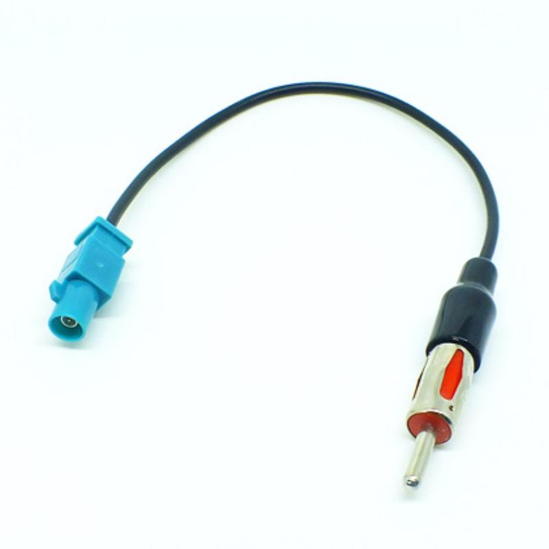 

Автомобильный стерео радио антенный адаптер кабель головное устройство радио антенный интерфейс Fakra Z к DIN штекер FM/AM антенна к DAB радио стерео чёрный