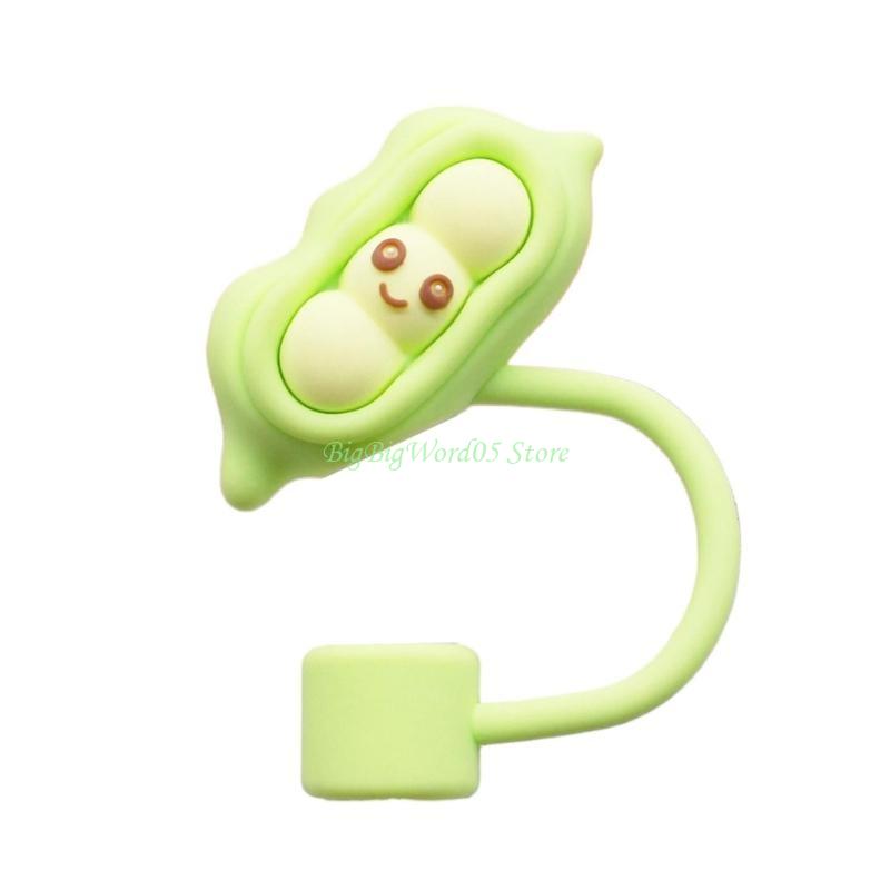 24TE Dustproof Silicone Straw Tip Cover Colorful Straw Protectors Multifunctional Silicone Straw Tip For Everyday Use