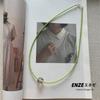 [ENZE] Enze Necklace, Czech Beads, Handmade, Limited Edition (Dopamine Girl's Necklace - Total Length Approx. 45cm (including Clasp))