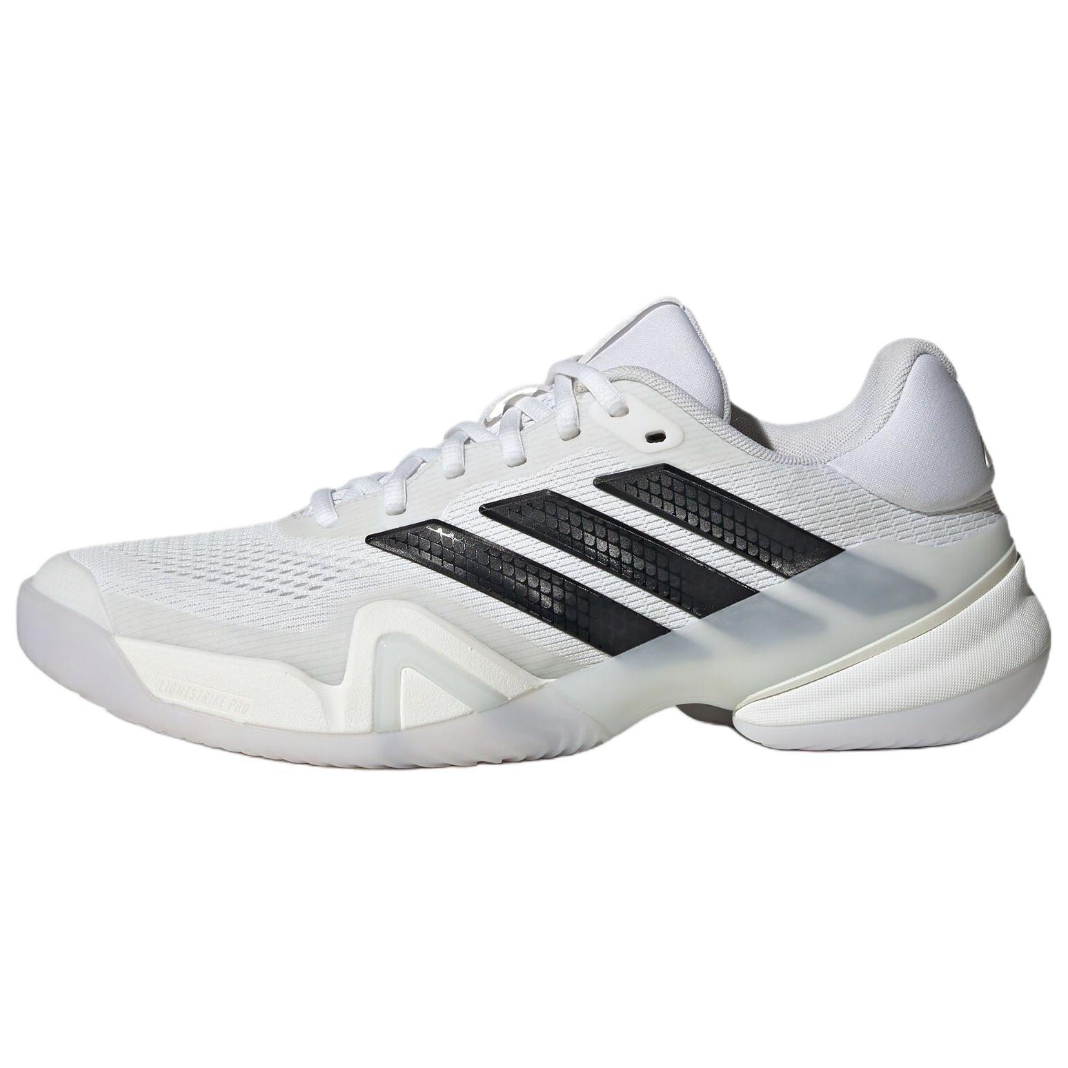 

Adidas BARRICADE 14 Low top Tennis Shoes Men s White Black KI3438 42⅔